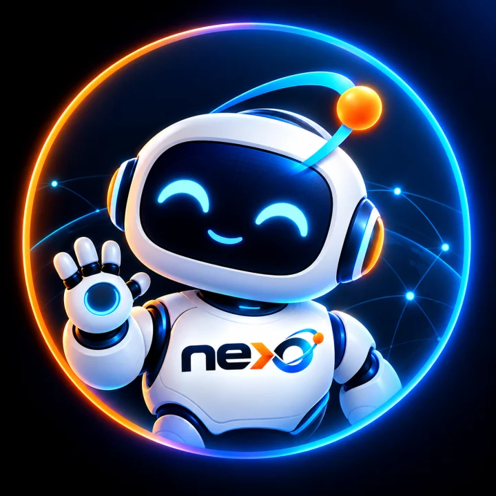 Nexo, your network assistant, waving